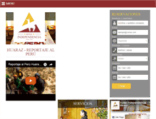 Tablet Screenshot of hotelindependenciahuaraz.com